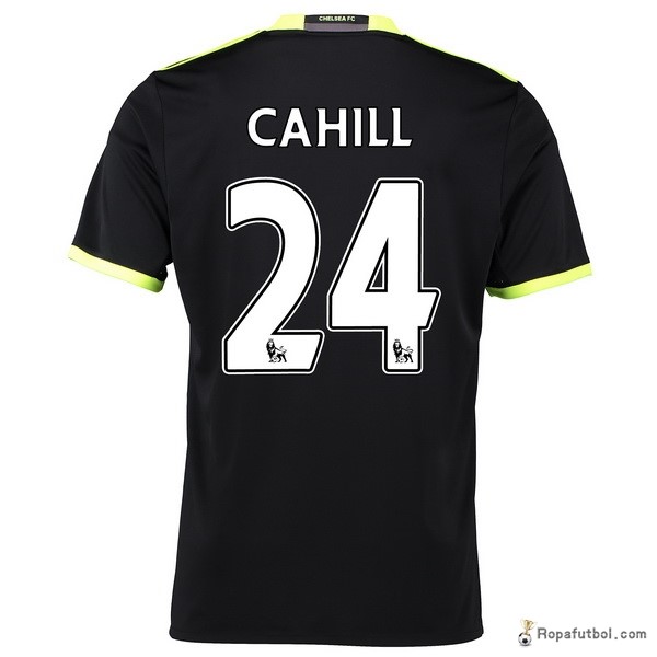 Camiseta Chelsea Replica Segunda Ropa Cahill 2016/17 Negro